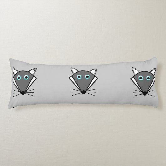 Niedliches Halloween Wolf Kissen (Vorderseite)