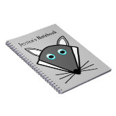 Niedliches Halloween-Wolf-Notebook Notizblock (Rechte Seite)