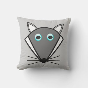 Niedliches Halloween Wolf Outdoor Kissen Für Draußen