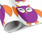 Niedliches Halloween-Wrapper Geschenkpapier (Rolleneckpunkt)