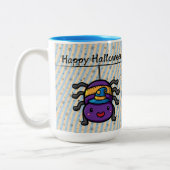 Niedliches Halloween! 👻 Zweifarbige Tasse (Links)