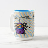 Niedliches Halloween! 👻 Zweifarbige Tasse (Vorderseite Links)