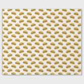 Niedliches Hamburger Muster Geschenkpapier (Flach)