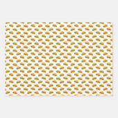 Niedliches Hamburger Muster Geschenkpapier Set (Vorderseite 3)