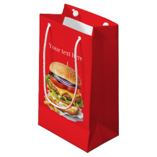 Niedliches Hamburger-Party individuell anpassbar Kleine Geschenktüte