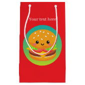 Niedliches Hamburger-Party individuell anpassbar Kleine Geschenktüte (Vorderseite)