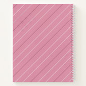 Niedliches Hamster-Custom-Pink Notizblock (Rückseite)