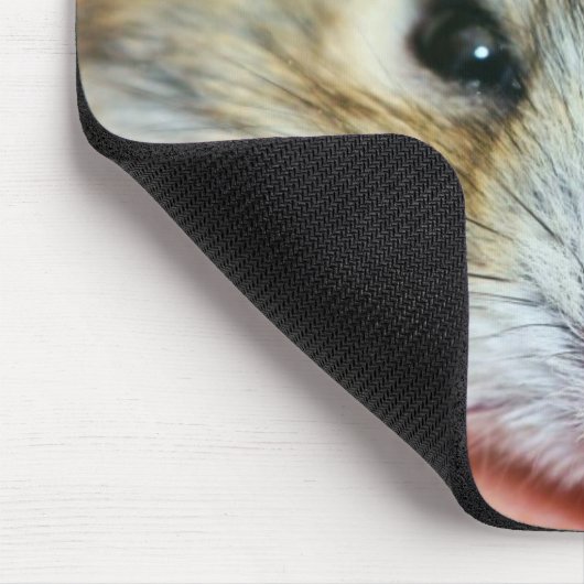 Niedliches Hamster-Gesicht 2 Mousepad (Ecke)