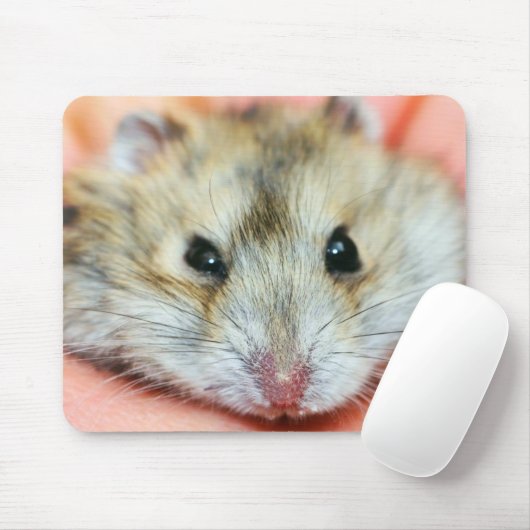Niedliches Hamster-Gesicht 2 Mousepad (Mit Mouse)