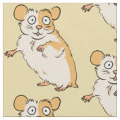 Niedliches Hamster-Muster Stoff (Nahaufnahme)