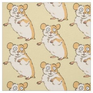 Niedliches Hamster-Muster Stoff