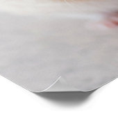 Niedliches Hamster-Nah-Up-Poster Poster (Ecke)