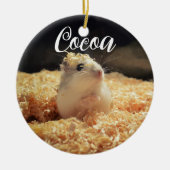 Niedliches Hamstergeschenk für Hamsterliebhaber Keramik Ornament (Vorne)