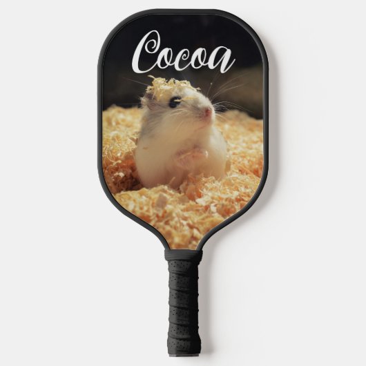 Niedliches Hamstergeschenk für Hamsterliebhaber Pickleball Schläger (Vorderseite)