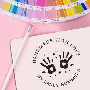 Niedliches handgefertigtes Kleinunternehmen oder K Gummistempel