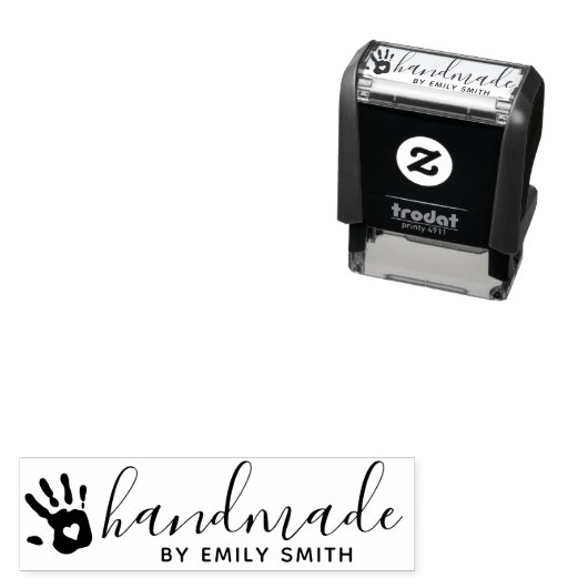 Niedliches handgefertigtes Kleinunternehmen oder K Permastempel (Beispiel)