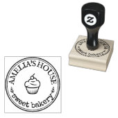 Niedliches handgemachte Bakerlogo für personalisie Gummistempel (Stempel)