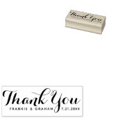 Niedliches handgeschriebenes Skript | Hochzeit Dan Gummistempel (Stempel)