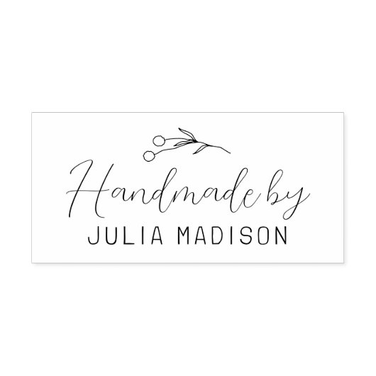 Niedliches handgezeichnetes botanisches Spinnprodu Permastempel (Design)