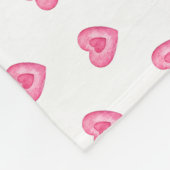 niedliches, handgezeichnetes, nahtloses Muster Fleecedecke (Ecke)