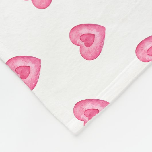 niedliches, handgezeichnetes, nahtloses Muster Fleecedecke (Ecke)