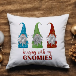 Niedliches Hängen mit meinen Gnomies Weihnachten Kissen