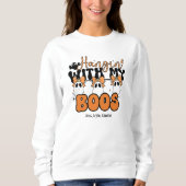 Niedliches Hangin" mit meinem Boos Halloween Sweatshirt (Vorderseite)