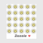 Niedliches Happy Face Pack Mini-Set Die Schnitt Aufkleber (Blatt)