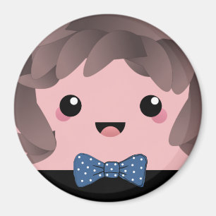 Niedliches Happy-Gesicht Kawaii Japanischer Cartoo Magnet