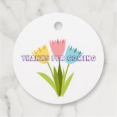 Niedliches Happy Osterfest Geschenkanhänger (Rückseite)