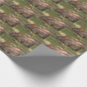 Niedliches Häschen Geschenkpapier (Ecke)