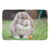 Niedliches Hasen Badematte (Vorderseite)