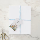 Niedliches Hasen Geburtstag Geschenkanhänger (Mit Garn)