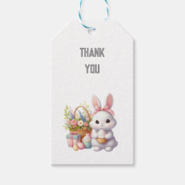 Niedliches Hasen Geburtstag Geschenkanhänger