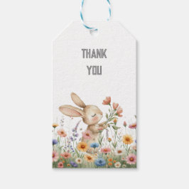 Niedliches Hasen Geburtstag Geschenkanhänger