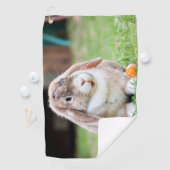 Niedliches Hasen Golfhandtuch (Insitu)