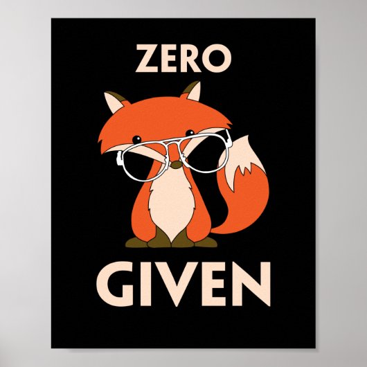 Niedliches Hasen mit Brille Hipster Poster (Vorne)