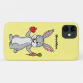 Niedliches Hasen mit Gemüse Cartoon Case-Mate iPhone Hülle (Rückseite (Horizontal))