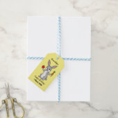 Niedliches Hasen mit Gemüse Cartoon Geschenkanhänger (Mit Garn)