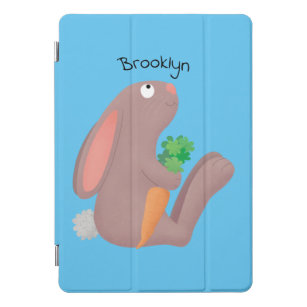 Niedliches Hasen mit KarottenCartoon iPad Pro Cover