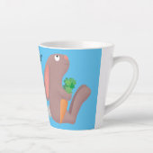Niedliches Hasen mit KarottenCartoon Milchtasse (Rechts)
