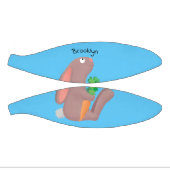 Niedliches Hasen mit KarottenCartoon Mini Basketball (Panele)