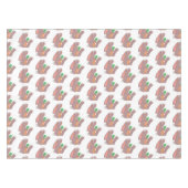 Niedliches Hasen mit KarottenCartoon Tischdecke (Vorderseite (Horizontal))