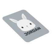 Niedliches Hasen mit Personalisiertem Namen Magnet (Rechte Seite)
