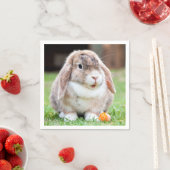 Niedliches Hasen Serviette (Beispiel)