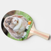 Niedliches Hasen Tischtennis Schläger (Seitenansicht)