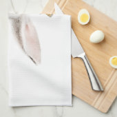 Niedliches Hasen und Karotten Geschirrtuch (Viertel Falte)