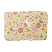 niedliches Hasendesign Badematte (Vorderseite)