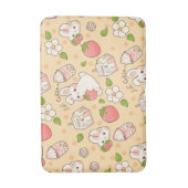 niedliches Hasendesign Badematte (Vorderseite Vertikal)