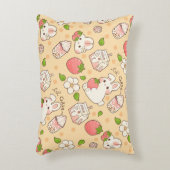 niedliches Hasendesign Dekokissen (Vorderseite(Vertikal))